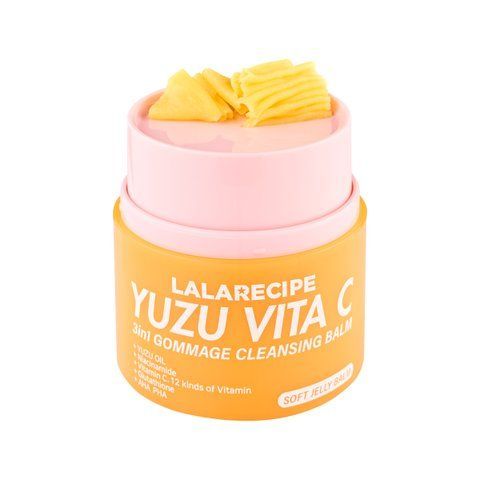 Очищувальний бальзам-гоммаж з екстрактом юдзу LALARECIPE Yuzu Vita C 3in1 Gommage Cleansing Balm, 50 мл NC003785 фото