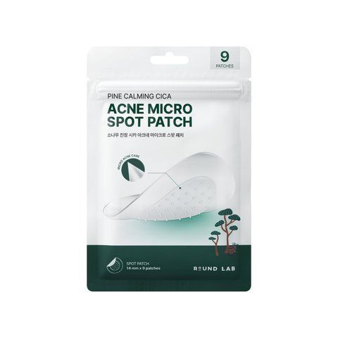 Мікроголкові патчі проти прищів ROUND LAB Pine Calming Cica Acne Micro Spot Patch, 9 шт NC004254 фото