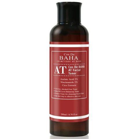 Тонер для обличчя з азелаїновою кислотою Cos de Baha AT Facial Toner, 200 мл NC003312 фото