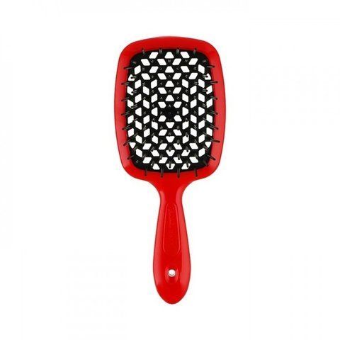 Гребінець для волосся Janeke Superbrush червоний із чорним NC000623 фото
