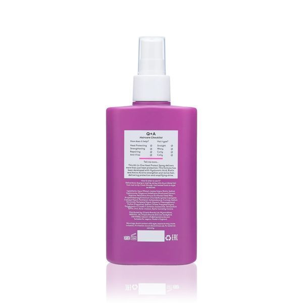 Термозахист для волосся Q+A Heat Protect All-in-One Spray, 150 ml NC003113 фото