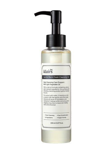 Гідрофільне масло Dear, Klairs Gentle Black Fresh Cleansing Oil, 150 мл NC001023 фото