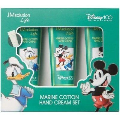 Набір зволожувальних кремів для рук JMsolution Life Marine Life Marine Cotton Hand Cream Set Disney 100, 3x50 ml NC002011 фото
