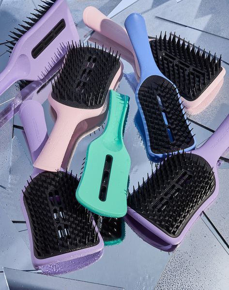 Гребінець для укладання феном Tangle Teezer Easy Dry & Go Sweet Pea NC000653 фото