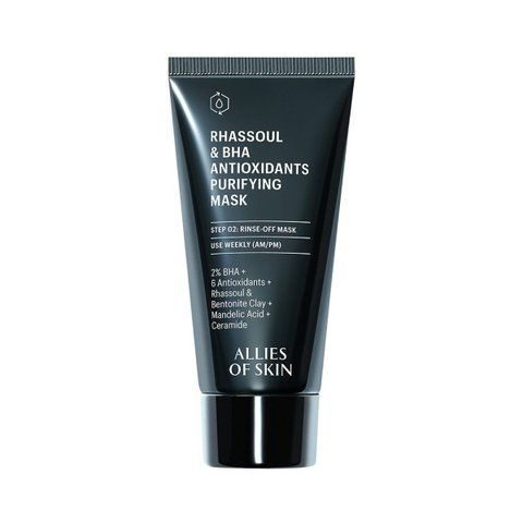 Маска очищуюча для обличчя Allies of Skin Rhassoul & BHA Antioxidants Purifying Mask, 50 ml NC003239 фото