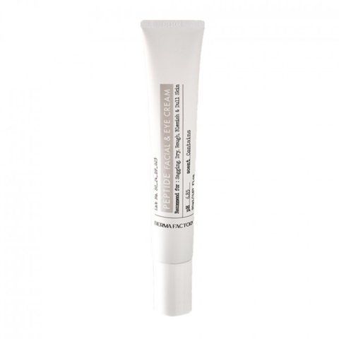 Крем для очей і обличчя з ефектом ліфтингу DERMA FACTORY Peptide Facial & Eye Cream, 20 мл NC002523 фото