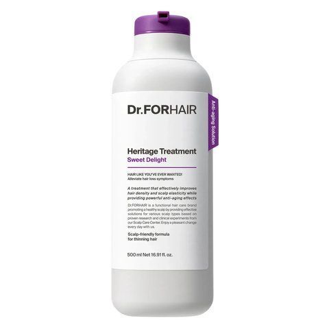 Зволожуюча маска-кондиціонер для тонкого волосся DR.FORHAIR Heritage Treatment Sweet Delight, 500 мл NC003791 фото