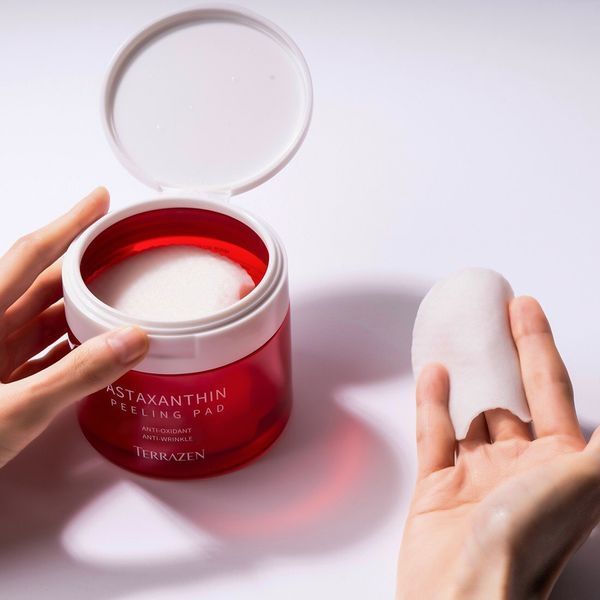 Пілінг-диски з антиоксидантним ефектом TERRAZEN ASTAXANTHIN PEELING PAD, 60 шт NC003201 фото