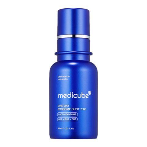 Інтенсивна сироватка з екзосомами та спікулами для звуження пор Medicube One Day Exosome Shot Pore Ampoule 7500, 30 мл NC003474 фото
