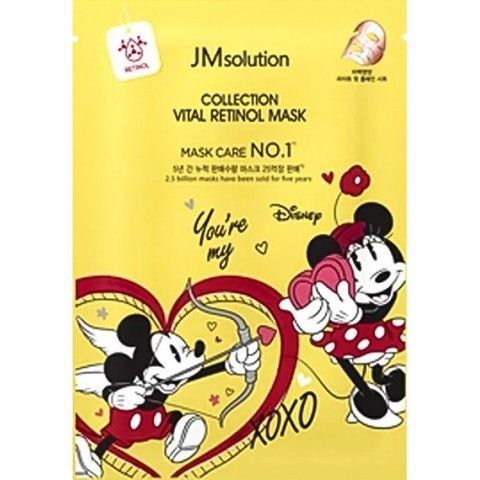 Тканинна маска для обличчя з ретинолом JMSolution Disney Collection Vital Retinol, 30ml NC002014 фото
