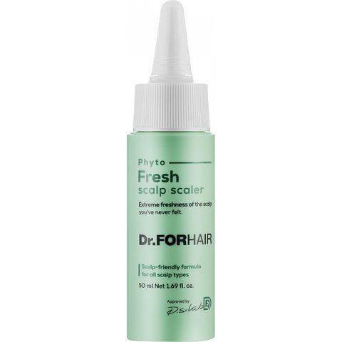 Освіжаюча маска-пілінг для очищення шкіри голови Dr. FORHAIR Phyto Fresh Scalp Scaler, 50мл NC001309 фото