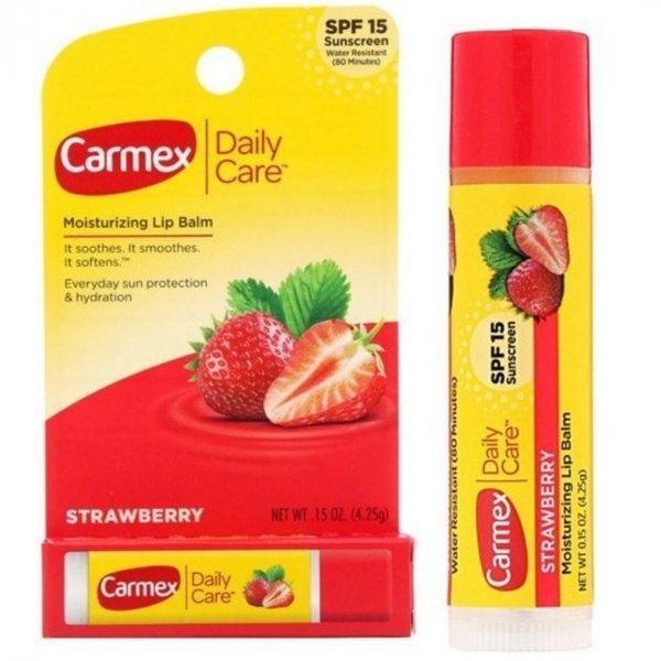 Бальзам для губ CARMEX суниця, стік 4,25гр NC000387 фото