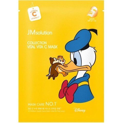 Тканинна маска для обличчя з вітаміном С JMSolution Disney Collection Vital Vita C, 30ml NC002015 фото