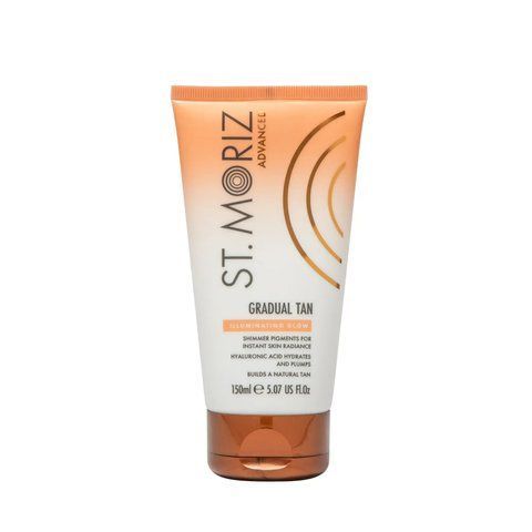 Лосьйон для поступового прояву автозасмаги з шимером St.Moriz Advanced Illuminating Gradual Tan Lotion, 150ml NC003436 фото