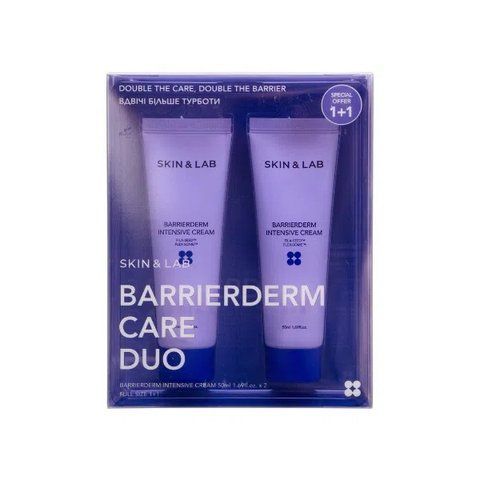 Набір бар&rsquo;єрних кремів SKIN&LAB Barrierderm Care Duo Set, 50 мл + 50 мл NC004151 фото