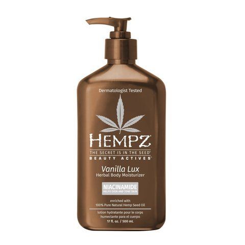 Молочко для тіла з ніацинамідом "Ваніль Люкс" HEMPZ Vanilla Lux Herbal Body Moisturizer, 500 мл NC003986 фото