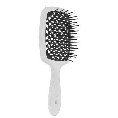 Гребінець для волосся Janeke Superbrush білий з чорним NC000572 фото