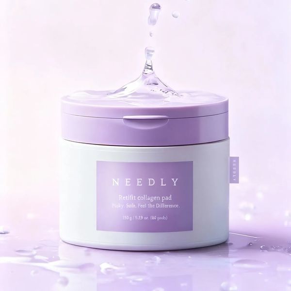 Тонер-педи з колагеном для зволоження та пружності Needly Retifit Collagen Pad, 80 шт NC004388 фото