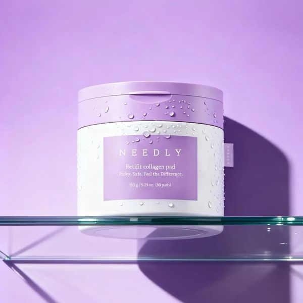 Тонер-педи з колагеном для зволоження та пружності Needly Retifit Collagen Pad, 80 шт NC004388 фото