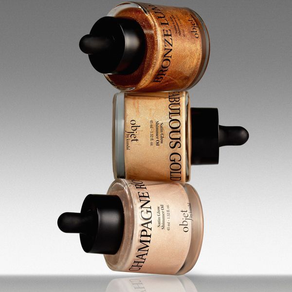 Парфумований шимер для тіла Objet by Kundal Satin Glow Shimmer Oil Champagne Rose, 45 мл NC004557 фото