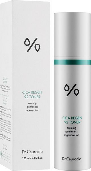 Заспокійливий тонер з центелою азіатською Dr. Ceuracle Cica Regen 92 Toner, 120мл NC000948 фото