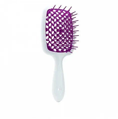 Гребінець для волосся Janeke Superbrush білий з фіолетовим NC000573 фото