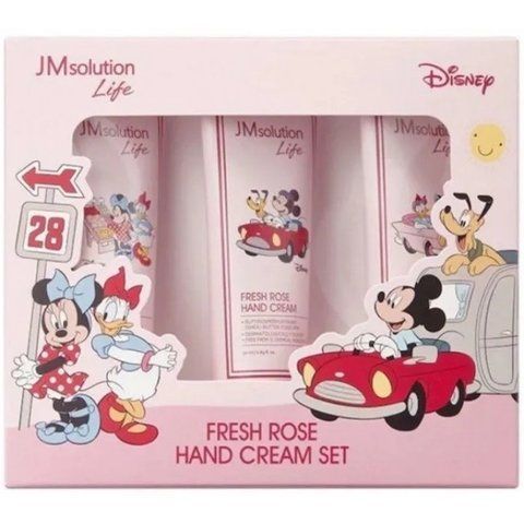 Набір кремів для рук з ароматом троянди JMsolution Life Disney Fresh Rose Hand Cream Set, 3х50ml NC002082 фото