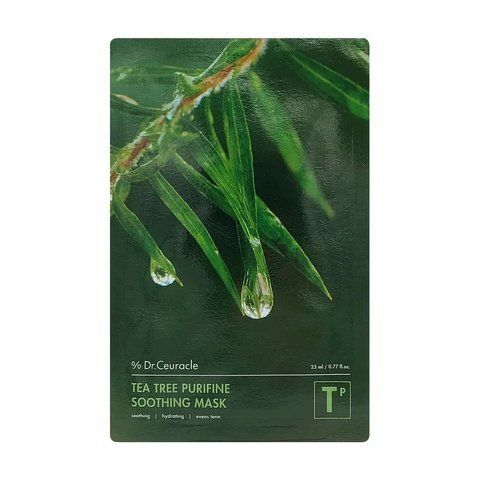 Заспокійлива маска з екстрактом чайного дерева Dr.Ceuracle Tea Tree Purifine Soothing Mask, 1 шт NC004069 фото