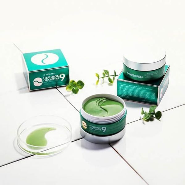 Гідрогелеві патчі заспокійливі з пептидами Medi-Peel Hyaluron Cica Peptide 9 Ampoule Eye Patch, 60 шт NC000093 фото