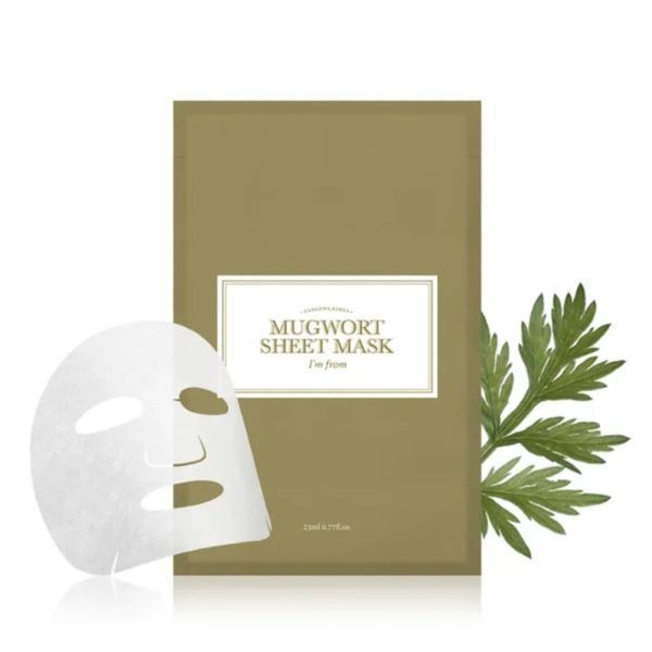 Заспокійлива тканинна маска з екстрактом полину I'M FROM Mugwort Sheet Mask 23 мл, 1 шт NC003713 фото
