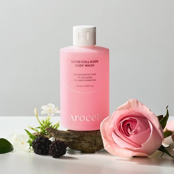 Зволожувальний гель для душу з колагеном Arocell Super Collagen Body Wash, 220 мл NC004637 фото
