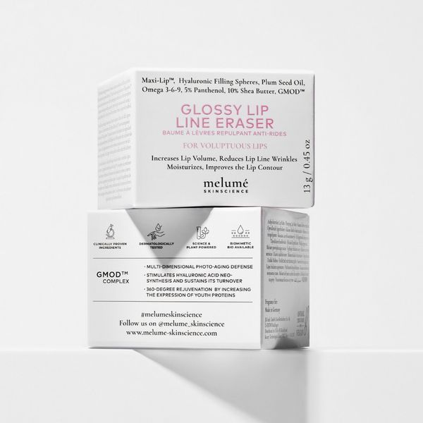 Бальзам-філлер для збільшення обʼєму губ MELUME Glossy Lip Line Eraser Maxi-Lip Filler Balm, 13 г NC004512 фото