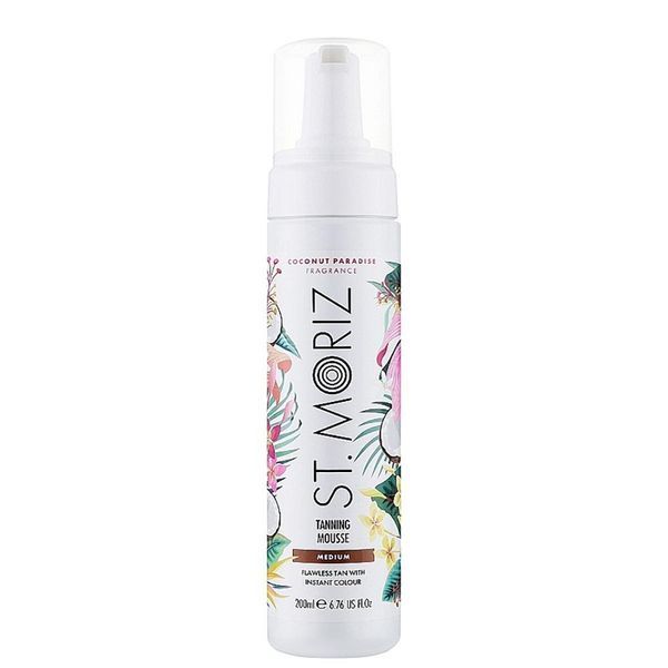 Акційний сет St.Moriz: автобронзат-мус Pro Medium Coconut Paradise та рукавичка-аплікатор  NC003409 фото