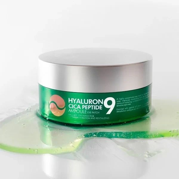 Гідрогелеві патчі заспокійливі з пептидами Medi-Peel Hyaluron Cica Peptide 9 Ampoule Eye Patch, 60 шт NC000093 фото