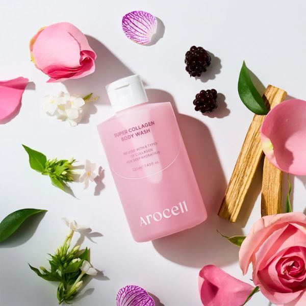 Зволожувальний гель для душу з колагеном Arocell Super Collagen Body Wash, 220 мл NC004637 фото