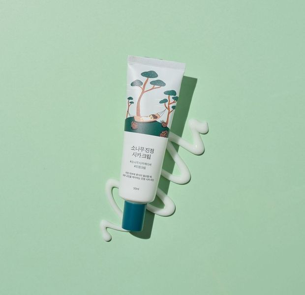 Заспокійливий крем з екстрактом голок сосни ROUND LAB Pine Calming Cica Cream 50 ml NC000487 фото