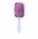 Гребінець для волосся Janeke Superbrush білий з фіолетовим NC000573 фото