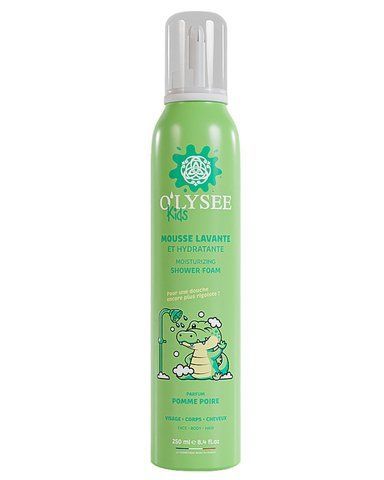 Дитяча крем-пінка для купання 3 в 1 з ароматом яблука та груші O'LYSEE Whipped Shower Foam Apple & Pear, 250 мл NC004676 фото