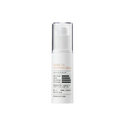 Оновлююча антиоксидантна сироватка Derma Factory NMN 1% Renewing Serum, 30 мл NC003477 фото