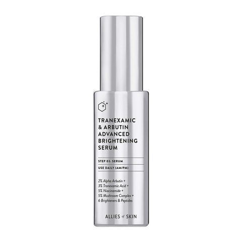 Освітлююча сироватка Allies Of Skin Tranexamic & arbutin advanced brightening serum, 30ml NC001578 фото