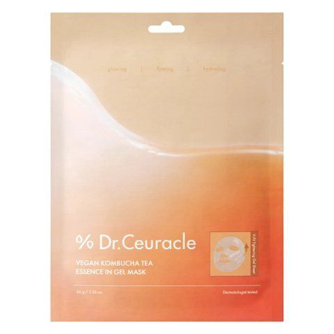 Веганська гідрогелева маска з екстрактом комбучі Dr.Ceuracle Vegan Kombucha Tea Essence in Gel Mask, 1 шт NC004070 фото