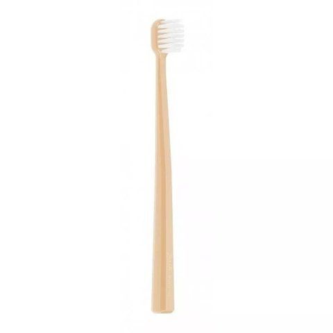 Зубна щітка середньої жорсткості Janeke Medium Toothbrush бежева NC002062 фото