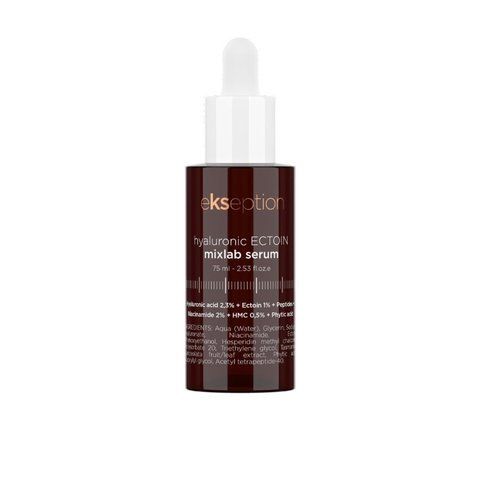 Процедурна антиеритематозна та судинозміцнююча сироватка Ekseption Hyaluronic Ectoin Mixlab Serum, 75 мл NC003834 фото