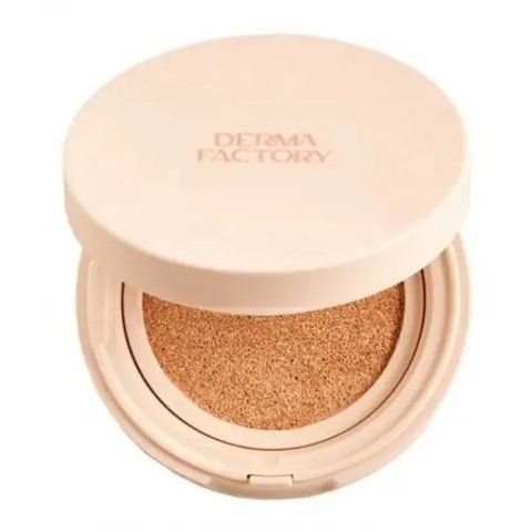 Зволожуючий та розгладжуючий кушон з тональним ефектом Derma Factory Vegan Collagen Cushion №23, 15 г + 15 г NC004175 фото