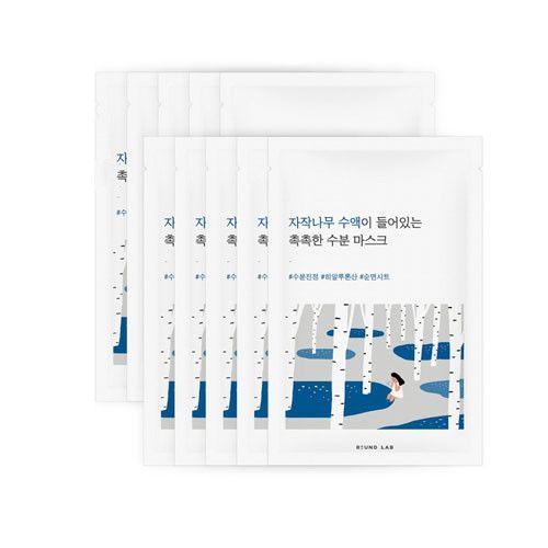 Зволожуюча маска з березовим соком ROUND LAB BIRCH JUICE Moisturizing Mask Sheet 25 ml NC000471 фото
