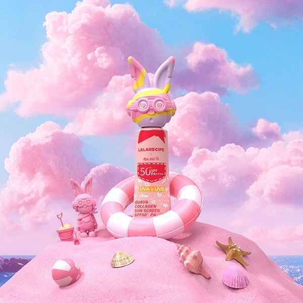 Сонцезахисний крем з екстрактом гуави LALARECIPE Guava Collagen Sun Cream Limited Edition, 50 мл NC004599 фото