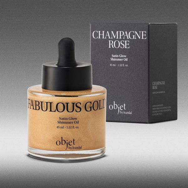 Парфумований шимер для тіла Objet by Kundal Satin Glow Shimmer Oil Fabulous Gold, 45 мл NC004558 фото
