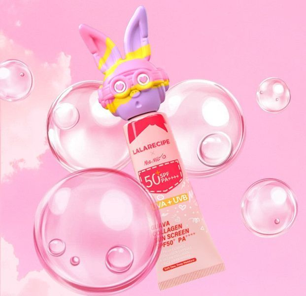 Сонцезахисний крем з екстрактом гуави LALARECIPE Guava Collagen Sun Cream Limited Edition, 50 мл NC004599 фото