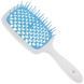 Гребінець для волосся Janeke Superbrush білий із блакитним NC000574 фото 2