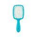 Гребінець для волосся Janeke Superbrush small бірюзовий з білим NC003016 фото